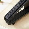 10pcs Adult Clothing Hanger Portable Household Clothe Dress Organizer Closet Space Saver Black (D 36 * 20 cm) view 4