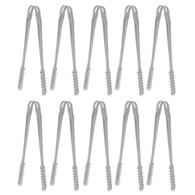 10pcs Food tongs, Cooking Tweezers Premium Stainless Steel Locking Food Tongs Stainless Steel Tongs Kitchen Pliers Grilling (22.8cm)