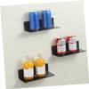 MAGICLULU 4pcs Wall Display Shelf Self-Adhesive Floating Corner Shelves Small Storage for Home Decor Easy Install for Kitchen Bathroom Living Room view 2