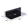 MAGICLULU 4pcs Wall Display Shelf Self-Adhesive Floating Corner Shelves Small Storage for Home Decor Easy Install for Kitchen Bathroom Living Room view 3