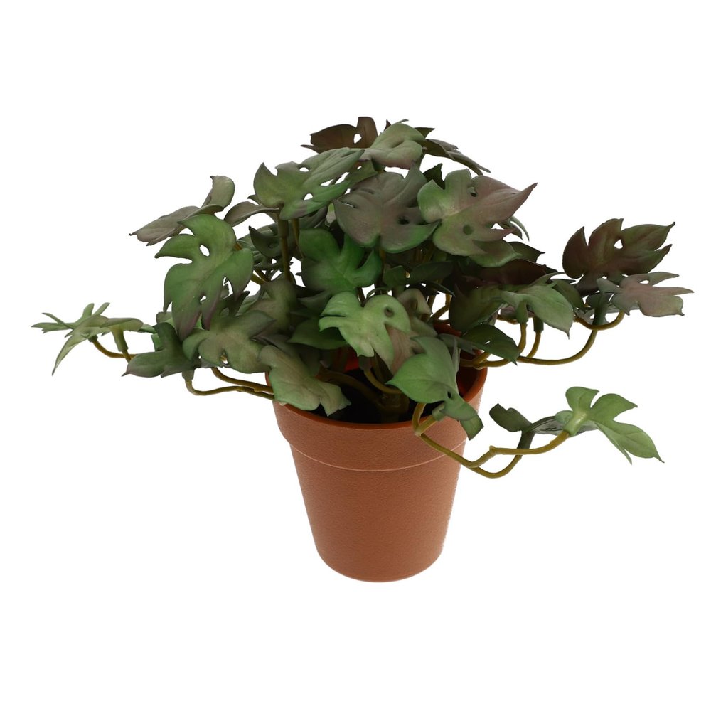 Cabilock 1pc Chic Potted Plant Bonsai Decor Realistic Faux Greenery for Home Office and Restaurant Vivid Plastic Indoor Decorative Ornament for