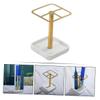 Anneome Toothbrush Holder Stand Electric Toothbrush Storage Rack Bathroom Toothpaste Accessories Multifunctional Makeup Brush Organizer view 4