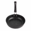 CDQL Stainless Steel Nonstick Frying Pan Skillet,Fast Even Conduction Cooking Skillet,Egg Pan Omelet Pans with Ergonomic Handle for Bacon Steak Onion (18CM) view 1