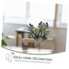 DECHOUS 2pcs Realistic Faux Lemon Twigs Artificial Plant Decor for Indoor Outfit view 4