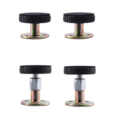 Zerodeko Adjustable Bed Frame Suspenders Sway Pad Bed Stabilizer Shake Fixer Self-Adhesive Headboard Stoppers for Wall
