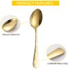 IGZVMBO 120 piece Gold Silverware Set for 24 with Steak Knives, Stainless Steel Flatware Cutlery Set, Knives and Forks and Spoons Sets,Unique Pattern Design, Dishwasher Safe view 2