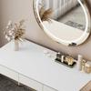 metui 39.37"" * 15.7"" Large makeup Mat for Vanity Top Protector,Cover Work Table Waterproof, Non-Slip Pad for makeup vanity. (white) view 2