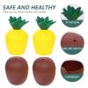 Alipis 4pcs Hawaii Themed Pineapple Coconut Cups Fun Party Drinkware for Luau Decorations -grade Material for Cold Hot Beverages Adorable Cocktail Cups view 4