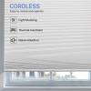 UrMoon Cordless Cellular Shade for Windows Blackout Thermal Insulated Cellular Blinds for Door Bottom Up Honeycomb Blinds for Bedroom, Blackout Black, 12" W x 64" H view 3