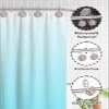 Mushroom Shower Curtain Hooks, Retro Plants Mushroom Strawberry Flowers Leaves 12PCS Shower Curtain Hooks Rings for Bathroom Stainless Steel Rust Resistant Shower Curtain Hangers view 4