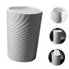 FONDOTIN Plastic Swing Bin Swing Lid Trash Can for Home Office Kitchen Easy to Clean view 2