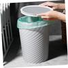 FONDOTIN Plastic Swing Bin Swing Lid Trash Can for Home Office Kitchen Easy to Clean view 4