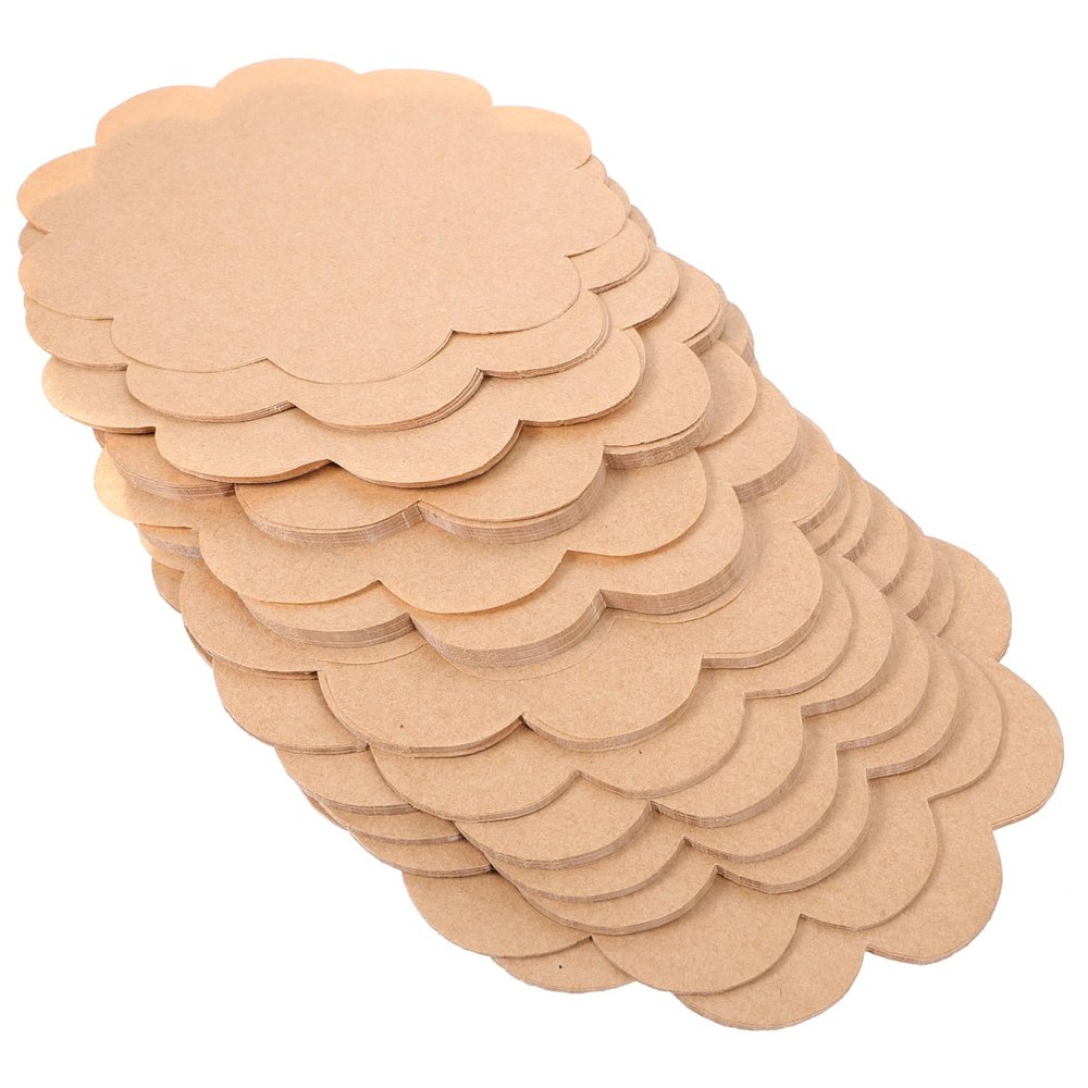 NAMOARLY 500pcs Flower Shape Baking Paper Parchment Paper Baking Sheets for Oven Sandwich Wrap Sheets