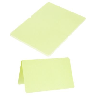 MECCANIXITY 20Pack Table Place Cards, Printable Place Name Cards for Table Setting Wedding Dinner Parties Events Reserved Seating, Pearl Light Green