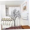 Ciieeo 15pcs Shower Curtain Rings Curtain Hooks Decorative Bead Hangers for Bathroom view 3