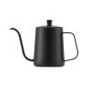 Coffee Kettle 600ML Household Hanging Ear Thin Mouth Pot 304 Stainless Steel Thin Mouth Coffee Utensils Long Mouth Pot Coffee Maker (Color : Black, Size : 600ml) view 1