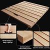 Wooden Shower Board,Bamboo Mat,Wood Shower Mat, Wood Bath Mat, Shower Stall Mat Non-Slip for Bathroom Bathtub Spa Garden Home Customizable,75x90cm/30x36in view 2