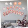 UPKOCH 1set Happy Birthday Balloons Set Girl Birthday Party Decorations Easy Inflate Photo Background Prop for Women Celebration Stylish view 4