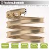 Hospital Curtain Track System RV Curtain Curtain Rail Ceiling Mount/Wall Mounted, Metal Curtain Track System, 100 to 800 cm Long Curtain Rod Set - Including Hooks, Home/Office Use ( Color : Wall Mount view 3