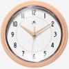 Infinity Instruments Retro 9.5 Inch Round Indoor Wall Clock, Peach Fuzz view 1