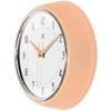 Infinity Instruments Retro 9.5 Inch Round Indoor Wall Clock, Peach Fuzz view 4