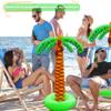 Cagemoga 2 Pack 59 Inch Giant Inflatable Palm Trees Jumbo Large Blow up Coconut Tree for Summer Beach Pool Hawaiian Luau Party Decorations and Photo Booth Prop view 3