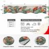 Fireplace Mantel Scarf Top Runner Summer Tropical Palm Tree with Parrot Khaki Texture Mantel Cover Runner Table Runner for Kitchen Window Holiday Home Living Room Decorations 60x17in view 4