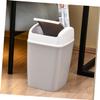 WHAMVOX Office Hotel Car Trash Can Lid Capacity Kitchen Trash Bucket Lid Waste Basket view 2