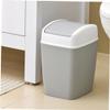 WHAMVOX Office Hotel Car Trash Can Lid Capacity Kitchen Trash Bucket Lid Waste Basket view 3