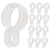 Alipis 20pcs Windproof Clothes Hanger Hooks Fixing Buckles for - Support Plastic Design for Rods for Use view 1