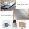 iumLeap Dish Rack Stainless Steel,Dish Drying Rack Over The Sink,Drainer Shelf,Strong Load Bearing,Dish Drainer Rack Set,Robust Design,Large Dish Drainer Silver(Length 85cm-Type B) view 4