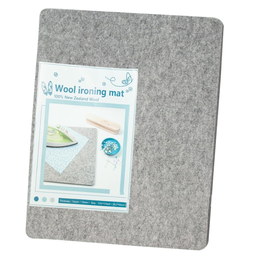 Cabilock Wool Ironing Mat Heat-Resistant Pressing Pad for Ironing Protection Lightweight Insulation Pad for Quilters and Home Use