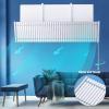 KXJPIZIYB Adjustable Metal Deflector, Louver Air Conditioner Deflector, Foldable Confinement Air Deflector, 5 Wind Guiding Mode view 2
