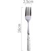 AQIANGJY Dinner Forks Stainless Steel Steak Fork Durable Ceramic Handle Simple Premium Portable Creative Salad Forks Flatware Table Forks Dessert Forks view 2