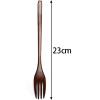AQIANGJY Dinner Forks Wooden Steak Fork Retro Dinner Forks Convenient Dishwasher Safe Durable Flatware Forks Desserts Fruit Home Accessories Dessert Forks view 2