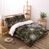 ZOE GARDEN Gold Black Duvet Cover Set Twin Size, Microfiber Soft Comforter Quilt Duvet, Patterned Bed Duvet+Cover with Flat Sheet, Pillowcases, Zipper Closure Bedding, Happy Birthday Boho Dots view 3