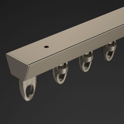 Bedroom Ceiling Curtain Track,Privacy Curtains Rail Room Divider Rod,Room Divider RV Ceiling Track for Curtains,cafe curtain rod,Scope of application: Suitable for living rooms, bathrooms, bedrooms (