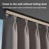 Bedroom Ceiling Curtain Track,Privacy Curtains Rail Room Divider Rod,Room Divider RV Ceiling Track for Curtains,cafe curtain rod,Scope of application: Suitable for living rooms, bathrooms, bedrooms ( view 2