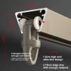 Bedroom Ceiling Curtain Track,Privacy Curtains Rail Room Divider Rod,Room Divider RV Ceiling Track for Curtains,cafe curtain rod,Scope of application: Suitable for living rooms, bathrooms, bedrooms ( view 3