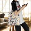 ENSIANTH TV Show Inspired Tote Bag Hello Goodbye Hands Merch Academy Team Gift Hero Shopping Bag (umbrella thing bag) view 2