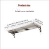 304 stainless steel folding table, wall-mounted folding table, kitchen storage shelf, made of food-grade stainless steel material, suitable for living room, balcony, bathroom, or laundry room.(40*30cm view 2