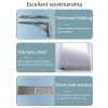 304 stainless steel folding table, wall-mounted folding table, kitchen storage shelf, made of food-grade stainless steel material, suitable for living room, balcony, bathroom, or laundry room.(40*30cm view 4