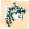 Cabilock Simulated Violet Flower Garland Plastic Silk Easy Hanging Decor for Indoor Outdoor view 4