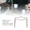 MINGZHE Pour Over Coffee Dripper Stand Iron Filter Holder Rack Drip Coffee Brewing Stand Stainless Steel Stand Slow Brewing Accessories for Home Cafe Office view 4