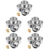 Cabilock 20pcs Removable Bottom Cake Tins Nonstick Aluminum Alloy Baking Molds for Cheesecakes Mousse Chiffon Cakes for Parties and Picnics view 1