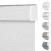 Light Filtering Roller Shades,Jacquard Fabric,Cordless,(White,34.5" Wx64 H) view 1