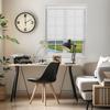 Light Filtering Roller Shades,Jacquard Fabric,Cordless,(White,34.5" Wx64 H) view 3