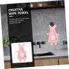 Ciieeo Cartoon Decorative Hand Towels Quick-Drying Highly Absorbent Cloths for Boys and Girls Kitchen and Bathroom Soft and Convenient Wipe Towels view 3