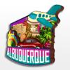 Albuquerque NY USA America Wooden Fridge Magnet Funny 3D Handmade City Travel Souvenirs Crafts Refrigerator Stickers Home Office Decor Collection Gift view 3