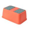 Ciieeo Anti-Slip Plastic Step Stool for Boy Girl Red Single Layer Footstool for Hand Washing and Potty Training Safe and Stable Bathroom Use for Boy Girl view 1